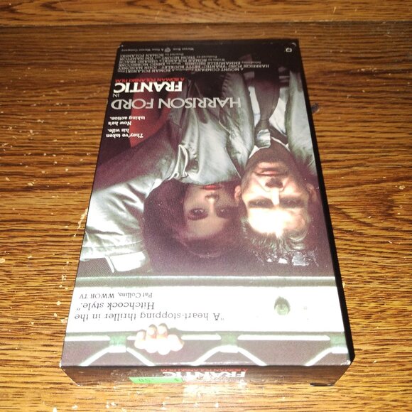 Frantic (VHS, 1991, Warner Bros, Studios) Harrison Ford - Picture 3 of 6